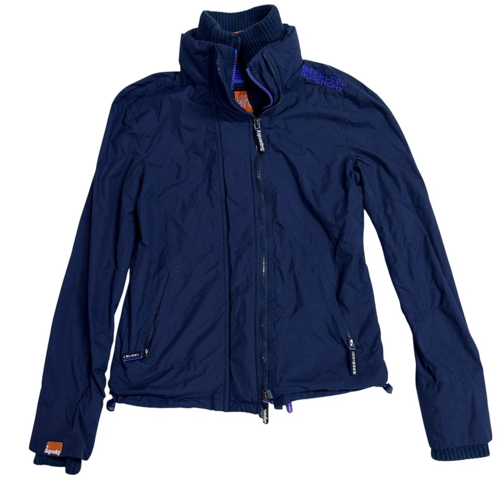 Super‎ Dry Japan Coat Size XS Men's Professional "The Windcheater" Double Zipper